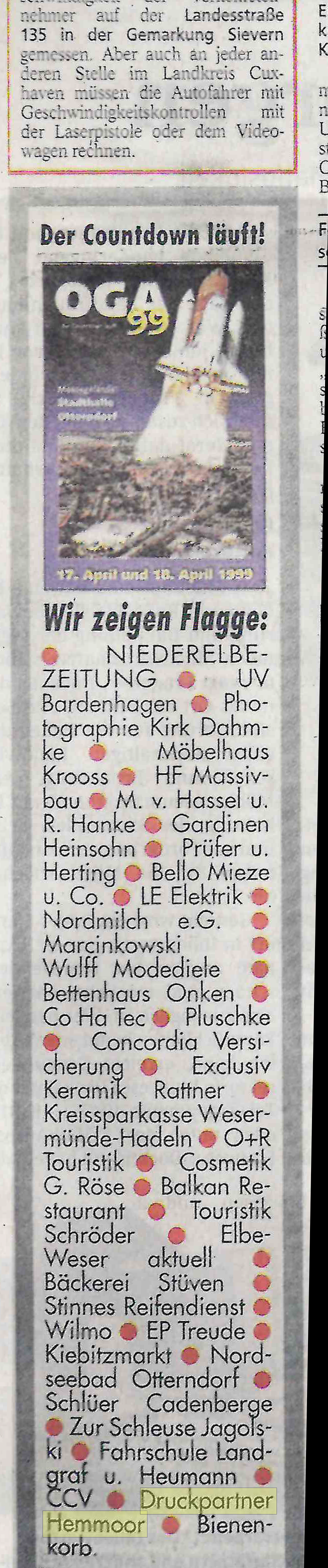 NEZ vor 25 Jahren Rueckschau Gewerbeschau Otterndorf 1999Scan